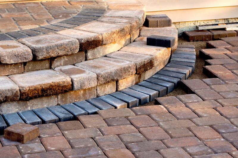 Outdoor Paver Steps